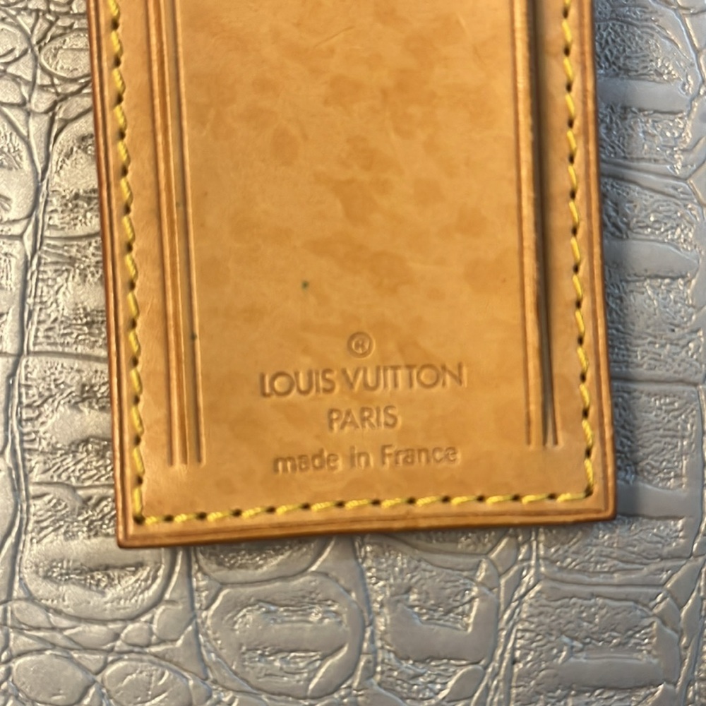 Louis Vuitton Vachetta Luggage Tag - Picture 3 of 4